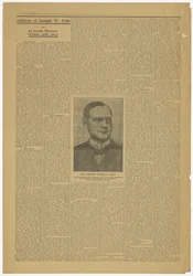 Address of Joseph W. Folk, St. Joseph, Mo., Candidate for Missouri Governorship, October 24, 1903